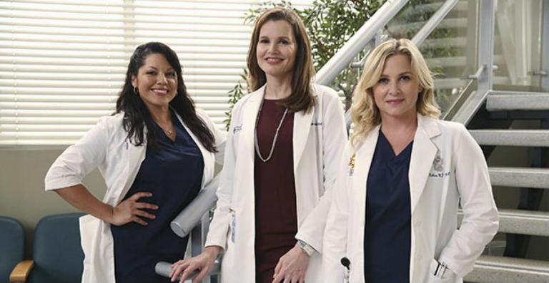 Geena Davis aparece nas primeiras fotos de Grey’s Anatomy