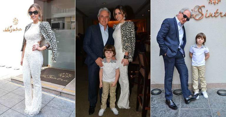 Otávio Mesquita comemora aniversário da mulher, Melissa Wilman