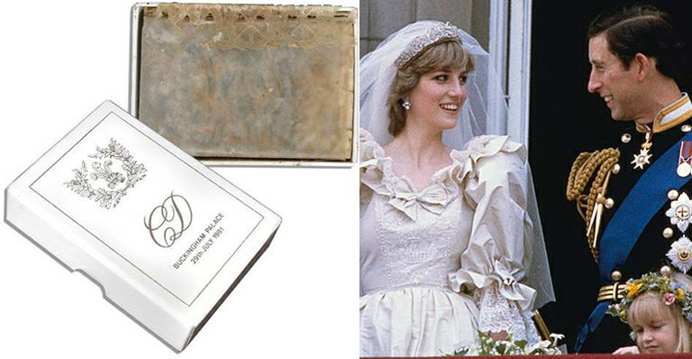 Fatia do bolo de casamento de Charles e Diana é vendido 33 anos depois