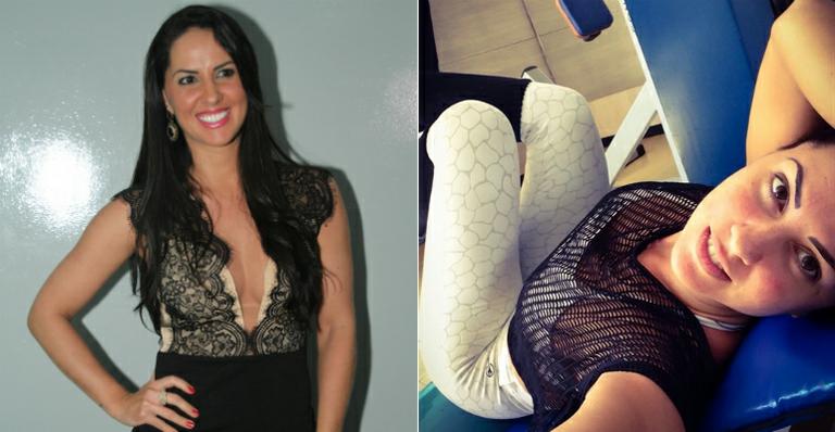 Graciele Lacerda, namorada de Zezé Di Camargo, mostra vídeo de seu treino na academia