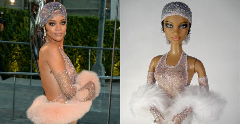 Artista cria boneca de Rihanna com look do prêmio ‘ícone fashion’