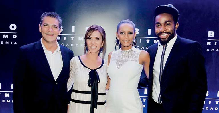 Taís Araújo e Lázaro Ramos vão à evento de rede de academias em São Paulo