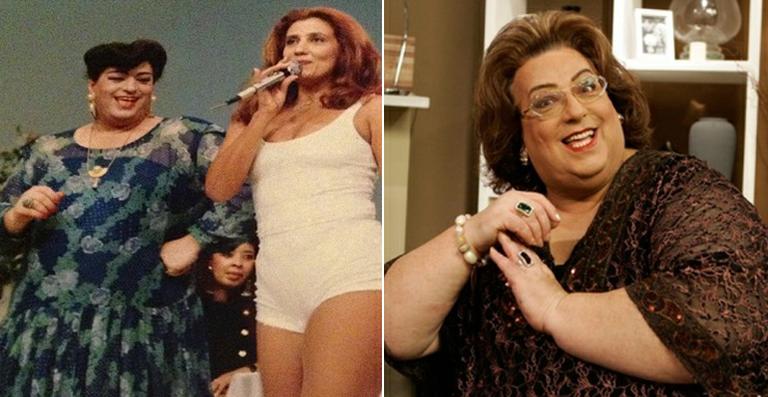 Rita Cadillac publica foto antiga de Mamma Bruschetta: ‘Magrinha’