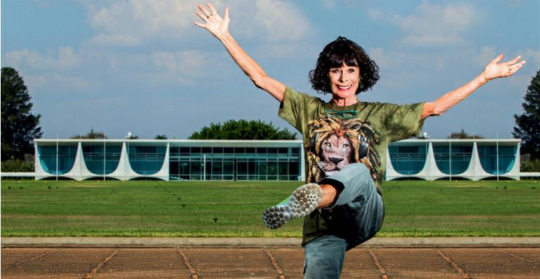 Geraldine Chaplin conhece Brasília: “Era um sonho”