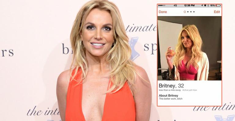 Após terminar namoro, Britney Spears ganha conta no Tinder