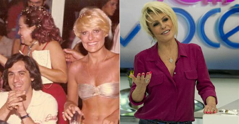 Ana Maria Braga e Amaury Jr. aparecem em Carnaval dos anos 80 em foto postada pelo apresentador