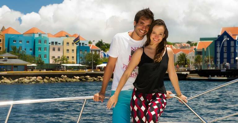 Após o casamento, Nando Dolabella e Marcella Valente curtem viagem ao Caribe