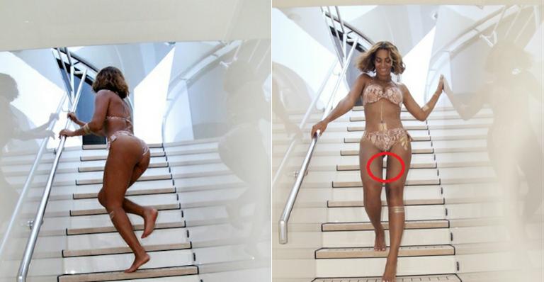 Após polêmica com photoshop, Beyoncé publica foto mostrando o bumbum