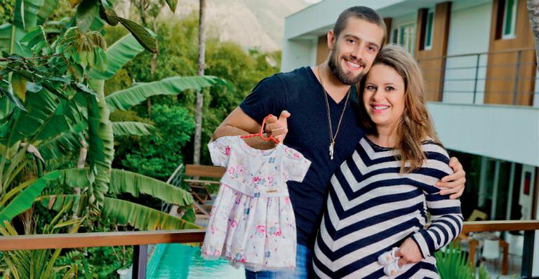 Rafael Cardoso e Mariana Bridi aguardam ansiosos a chegada de Aurora, sua primeira filha