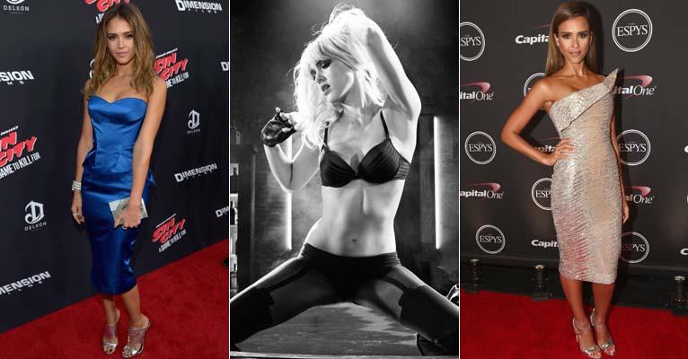 Jessica Alba treinou 5 horas por dia para viver stripper em novo ‘Sin City’