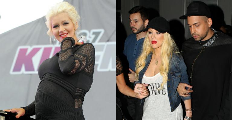 Christina Aguilera exibe boa forma cinco semanas após dar à luz