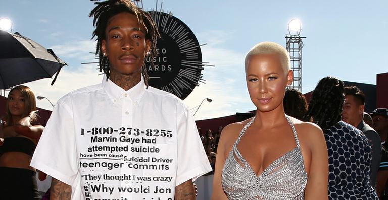 Amber Rose termina o casamento com o rapper Wiz Khalifa