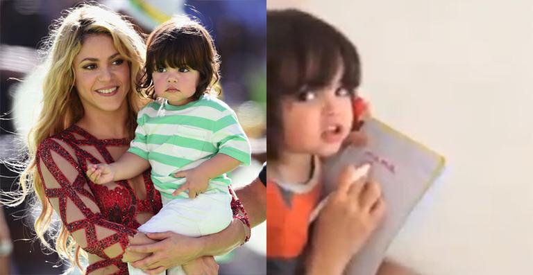Grávida do segundo filho, Shakira ensina Milan a ler em vídeo