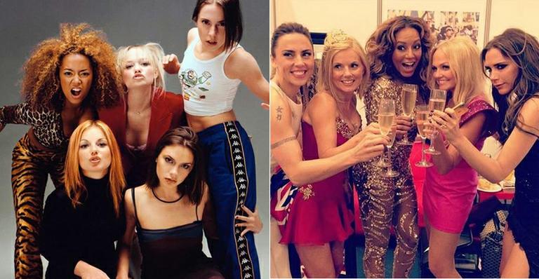 Mel B mostra foto com Victoria Beckham e ex-companheiras de Spice Girls