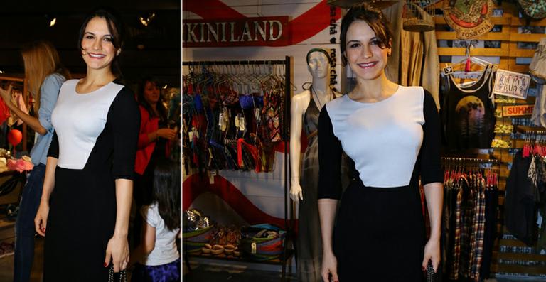 Duas semanas após dar à luz, Kyra Gracie mostra boa forma em evento fashion