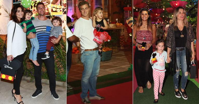 Luciano Huck e Angélica celebram os 2 anos de Eva ao lado de amigos famosos