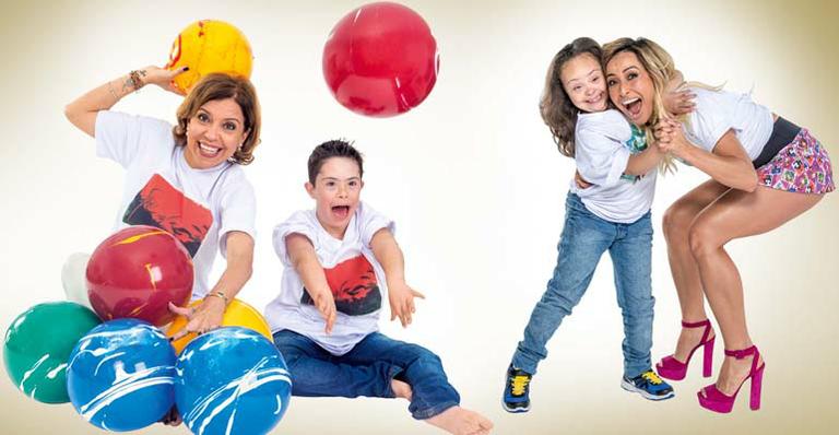 Regina Duarte e outros astros participam de ação para inclusão de portadores de Síndrome de Down