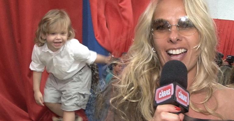 Arquivo: Adriane Galisteu festeja os 2 anos de Vittorio