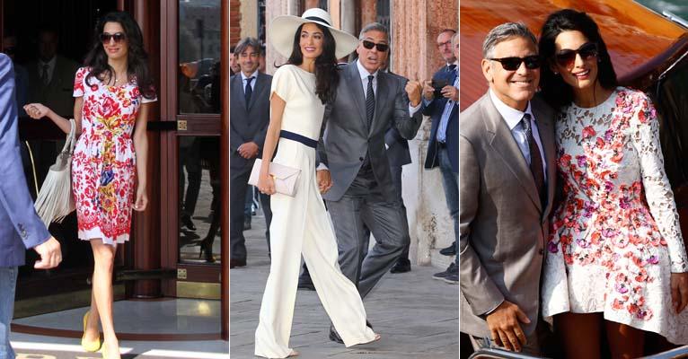 10 looks estilosos e elegantes de Amal Alamuddin, a mulher de George Clooney