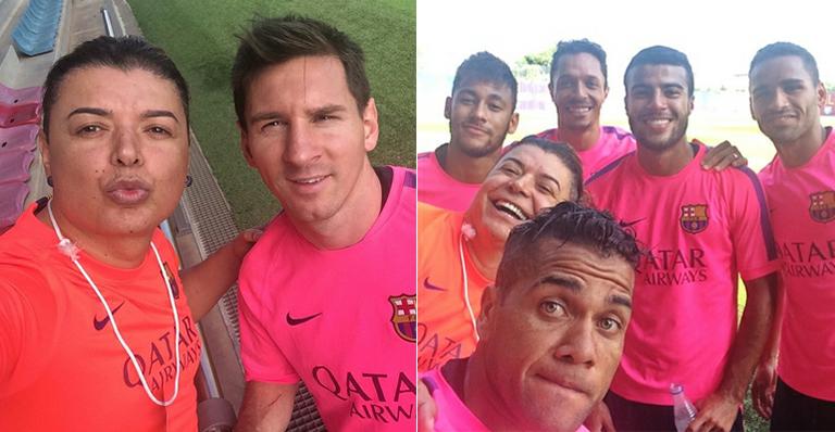 David Brazil tieta Messi e brasileiros do Barcelona