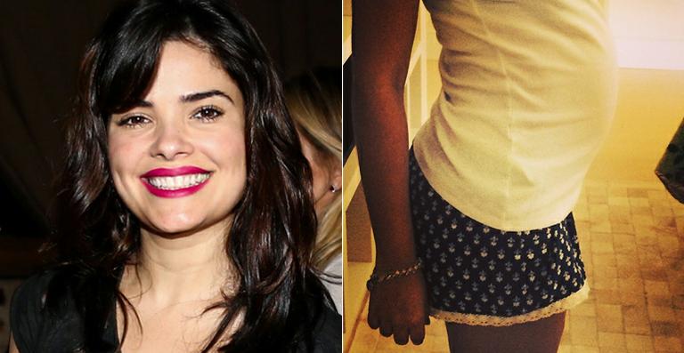 Vanessa Giácomo mostra a barriguinha de grávida: ‘Entrei no 6º mês’