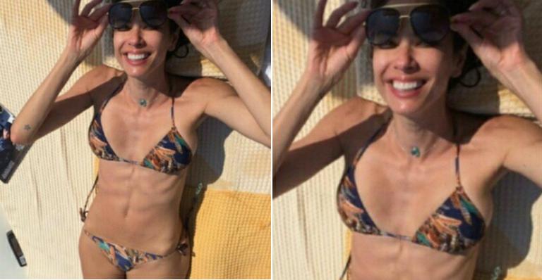 De biquíni, Luciana Gimenez é criticada e ironiza: “Quer ajuda com dieta, grita”