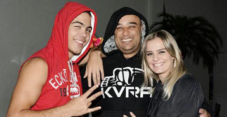 Milene Domingues teve seu filho Ronald como cupido