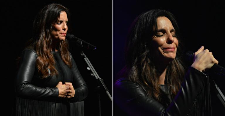 Ivete Sangalo se emociona em show intimista no Recife