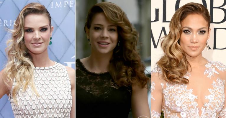 O passo a passo do penteado lateral com ondas de Leticia Birkheuer