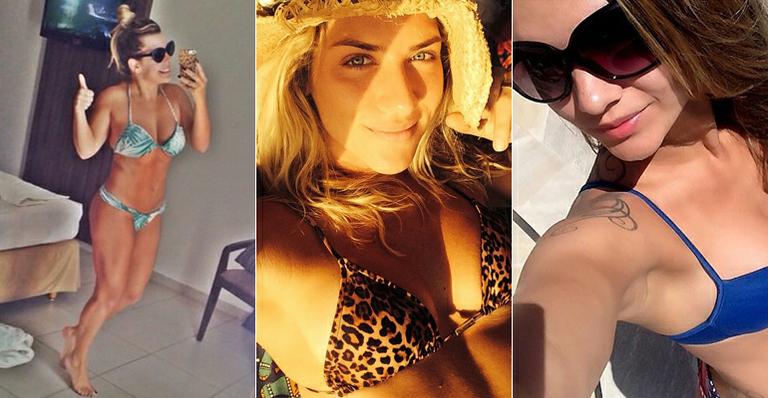 Giovanna Ewbank, Kelly Key e mais famosas fazem selfie de biquíni. Veja 15