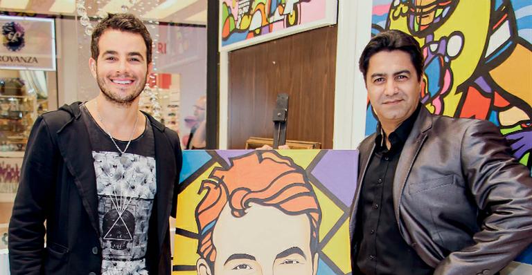 Anderson Di Rizzi ganha retrato em mostra de pop art: “Achei genial”