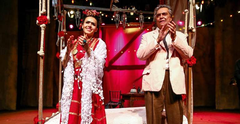 Leona Cavalli e José Rubens Chachá atuam em peça sobre a pintora Frida Kahlo