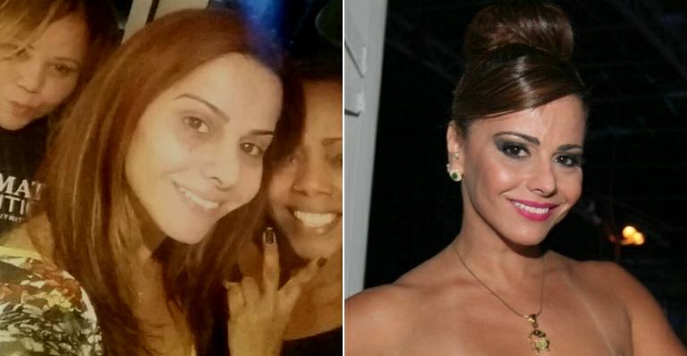 Viviane Araújo posta foto completamente sem make e é elogiada por fãs
