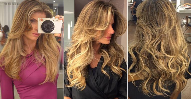 Aprenda o passo a passo para ter o cabelo de Carol Magalhães