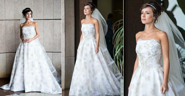Império: vestido de noiva de Maria Clara valoriza quem tem o quadril largo