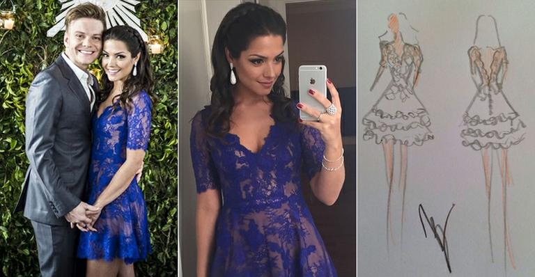 Estilista comenta vestido de noiva de Thaís Fersoza, encomendado há 3 meses