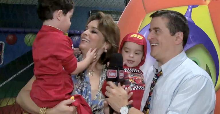 Arquivo: Relembre o animado aniversário dos filhos de Suzy Rêgo