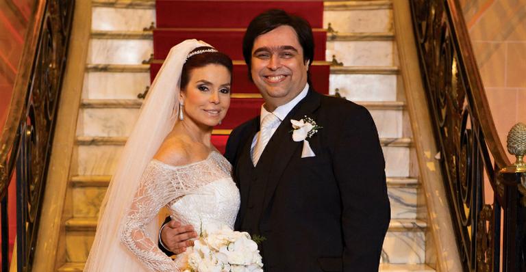 Françoise Forton e Eduardo Barata se casam no Rio