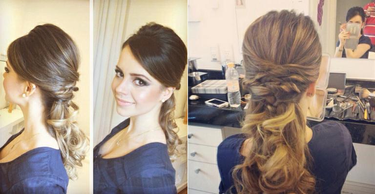 Veja a maquiagem e o penteado de Sandy para o casamento de Junior