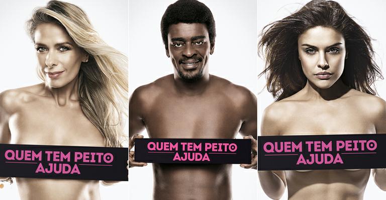 Artistas como Carol Castro participam de campanha para a Casa da Mulher