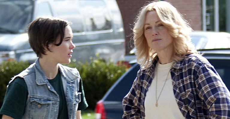 Com novo visual, Ellen Page grava drama sobre direitos gays