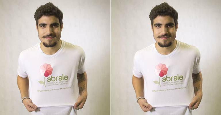 Caio Castro participa de projeto de rede social para pacientes de leucemia