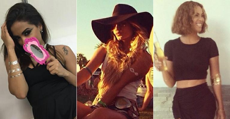 Anitta, Beyoncé e mais famosas usam tatuagens que imitam joias
