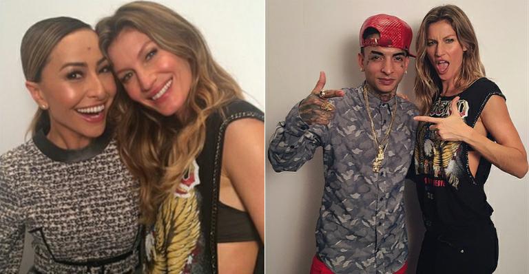 Sabrina Sato, Guimê e vários famosos tietam Gisele Bündchen