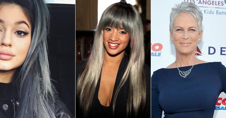 Kylie Jenner, irmã de Kim Kardashian, pinta o cabelo de cinza platinado. Saiba como ter e cuidar do tom!