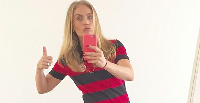 Angélica mostra seu look para o aniversário do filho, Benício