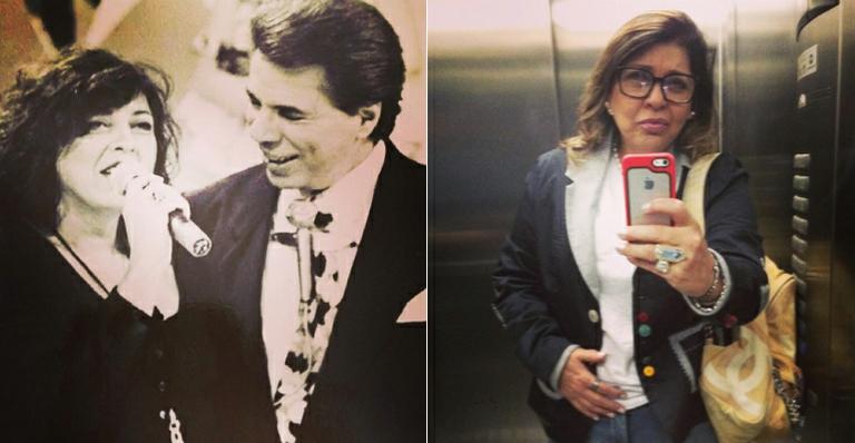 Roberta Miranda mostra foto antiga com Silvio Santos: ‘Espelho de vida’