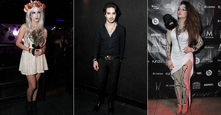 Manu Gavassi, Fiuk e vips aparecem assustadores em festa de Halloween em SP
