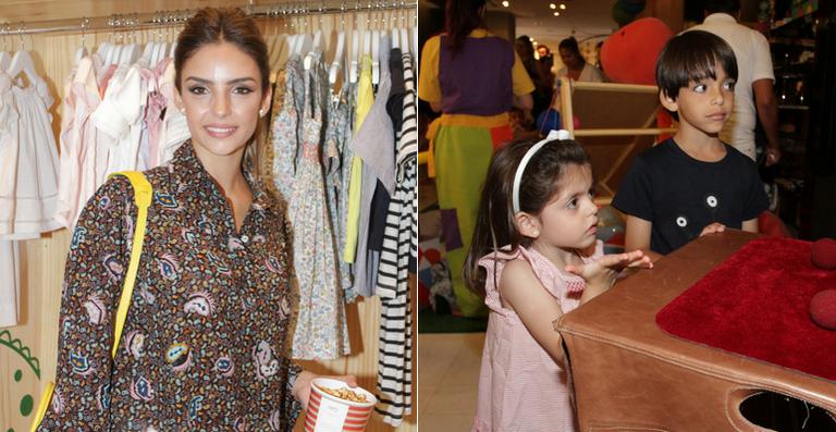 Recém-separada, Caroline Celico curte passeio com os filhos