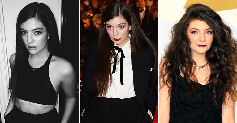 Lorde abandona os cachos e exibe os cabelos chapados